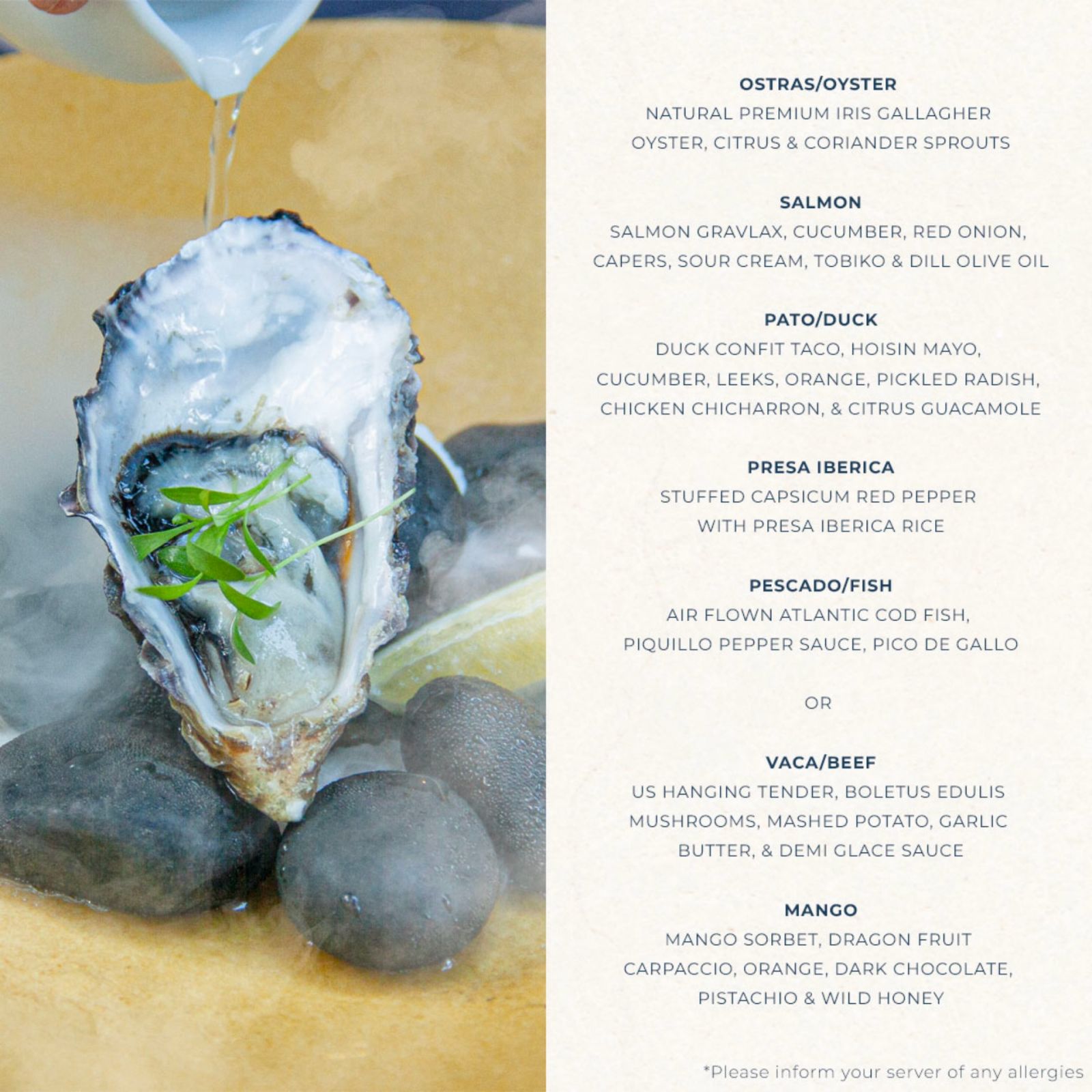 Valentine’s Day 2023 Menus Terraza Martinez