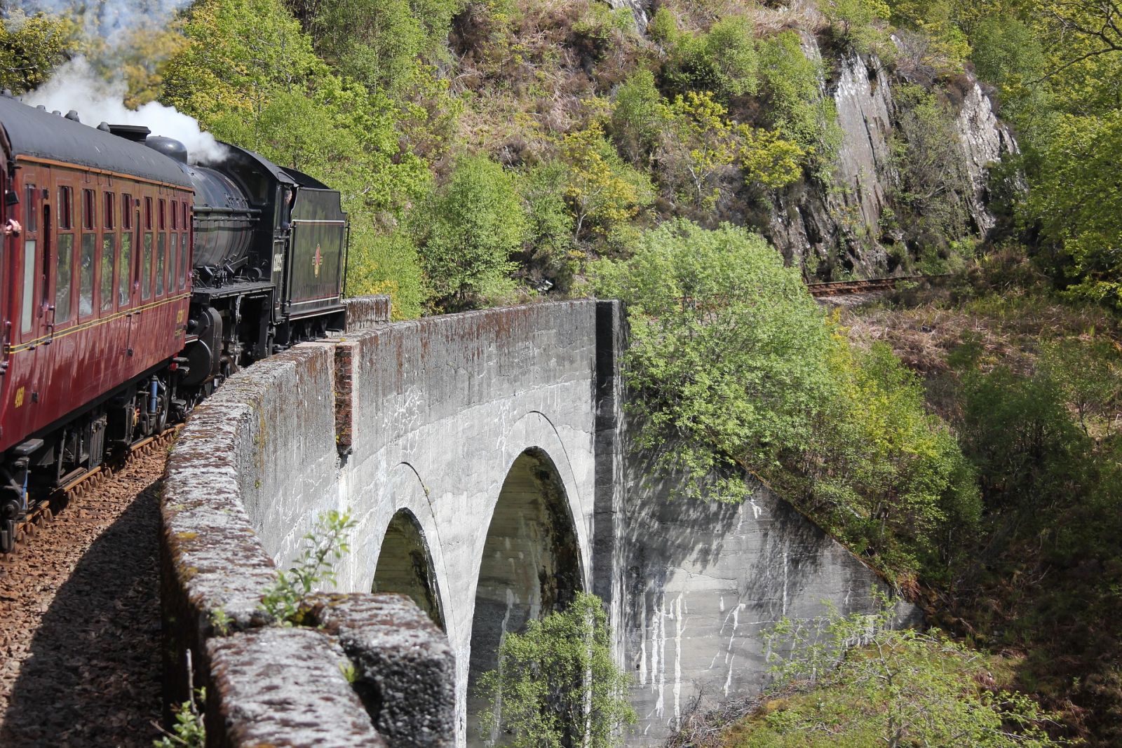 The Hogwarts Express: Photo by Eirik Raudi (Pixabay)