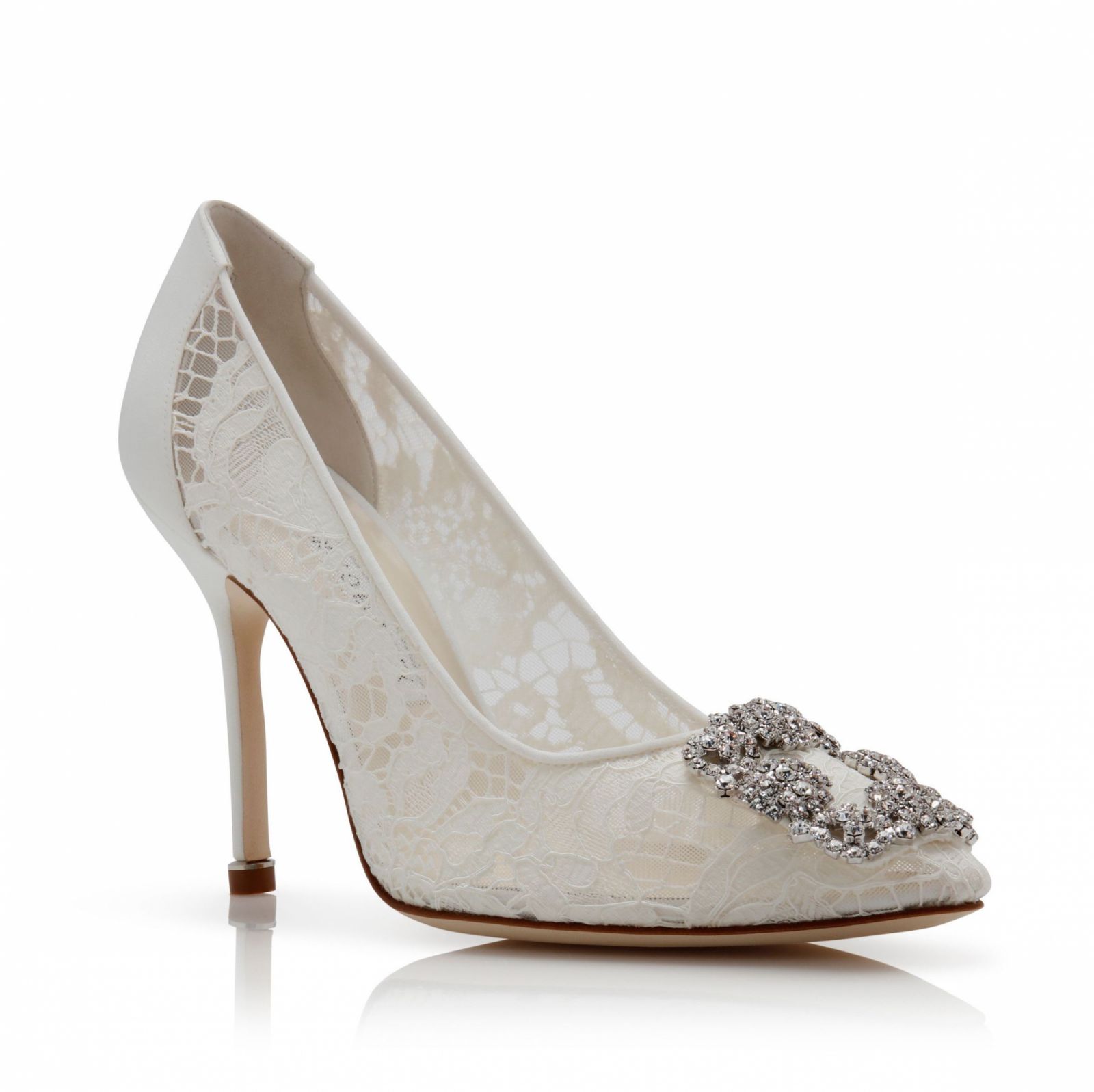 Valentine's Day gifts: Manolo Blahnik Hangisi lace pumps