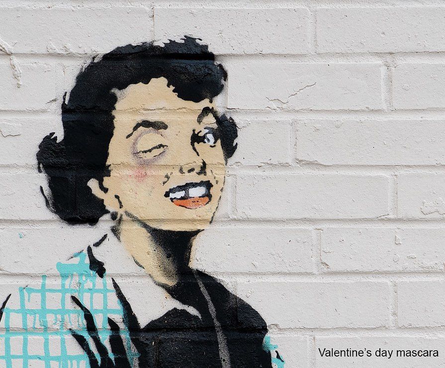 British graffiti artist Banksy on Tuesday unveiled his latest UK street artwork, which appears to take aim at domestic violence against women. (Photo: Instagram / @banksy)