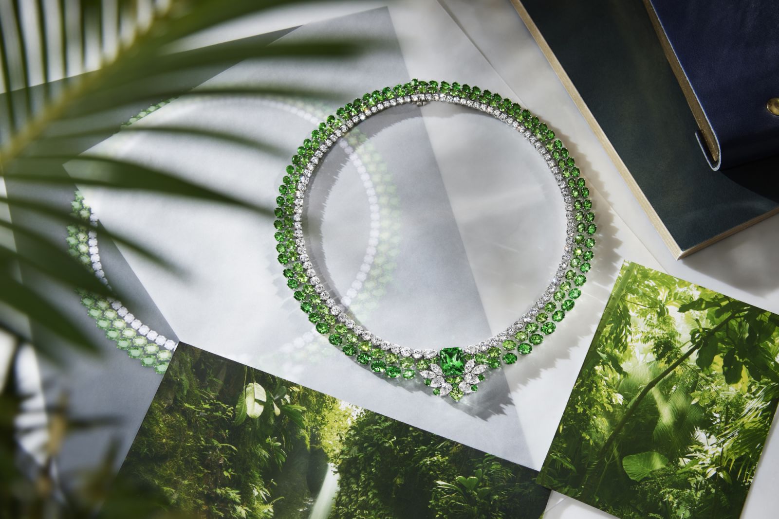 海瑞溫斯頓Majestic Escape頂級珠寶系列Rainforest Suite工藝圖