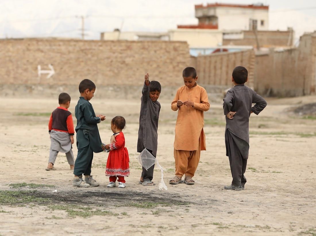 Children playing in Kabul. Photo: Sohaib Ghyasi/Unsplash