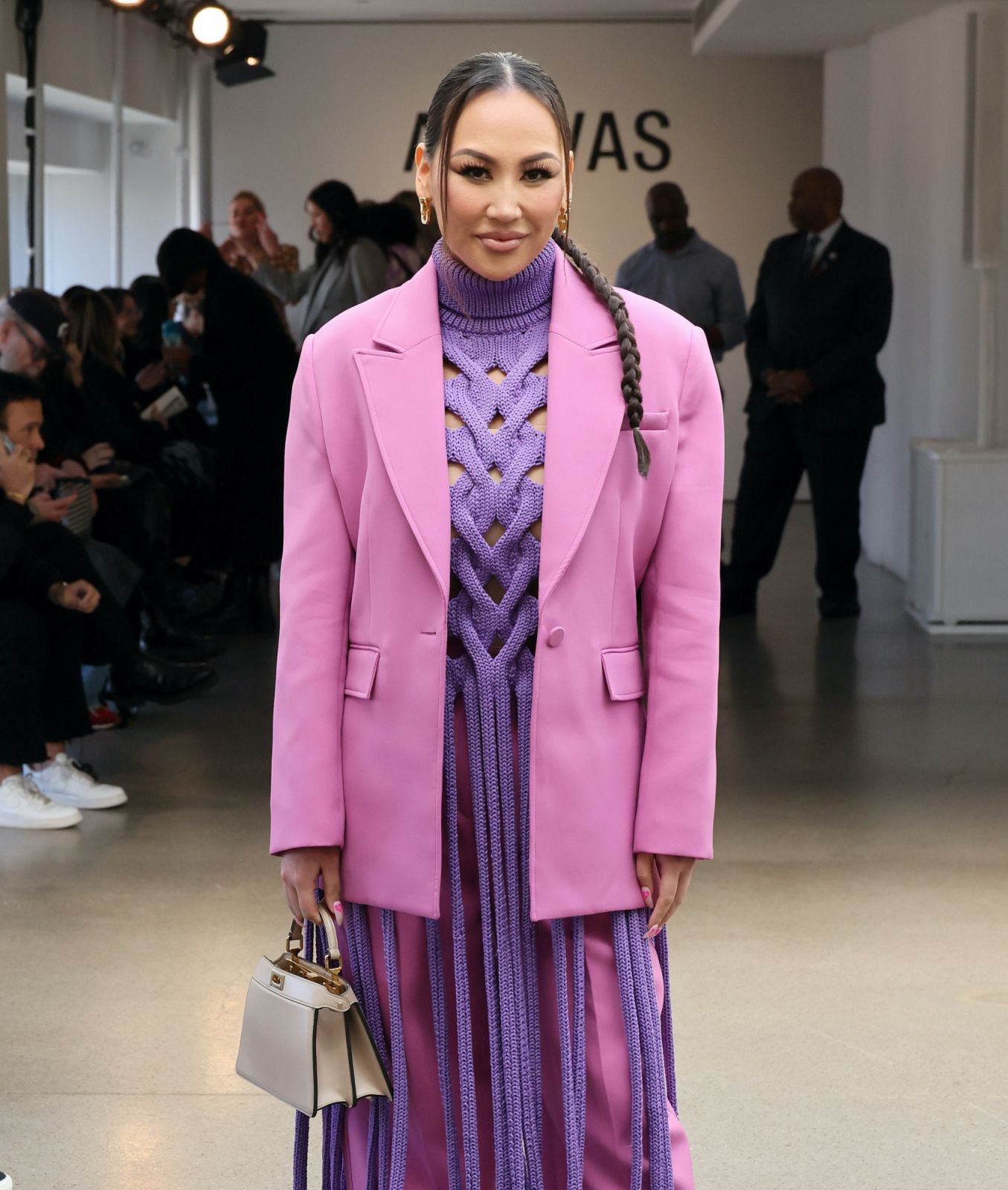 NEW YORK, NEW YORK - FEBRUARY 13: Dorothy Wang attends the Aknvas show during New York Fashion Week: The Shows at Mezzanine at Spring Studios on February 13, 2023 in New York City. (Photo by Dia Dipasupil/Getty Images for NYFW: The Shows)