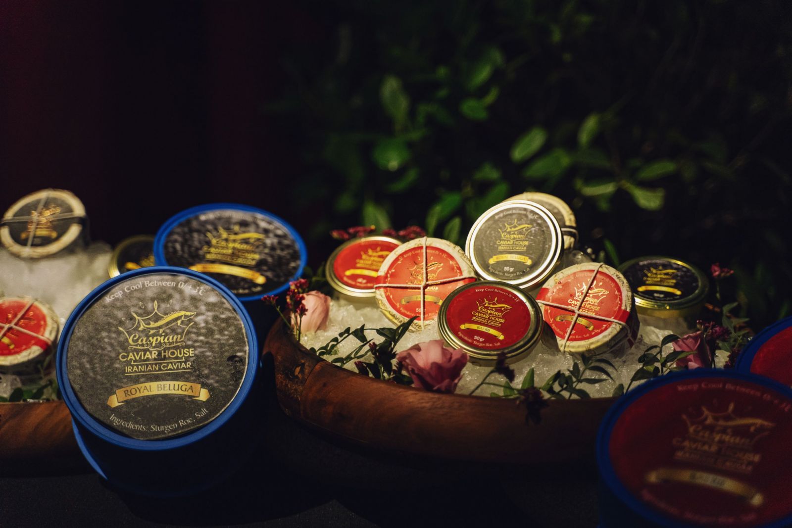 Iranian beluga and sturgeon caviar from Caspian Caviar House