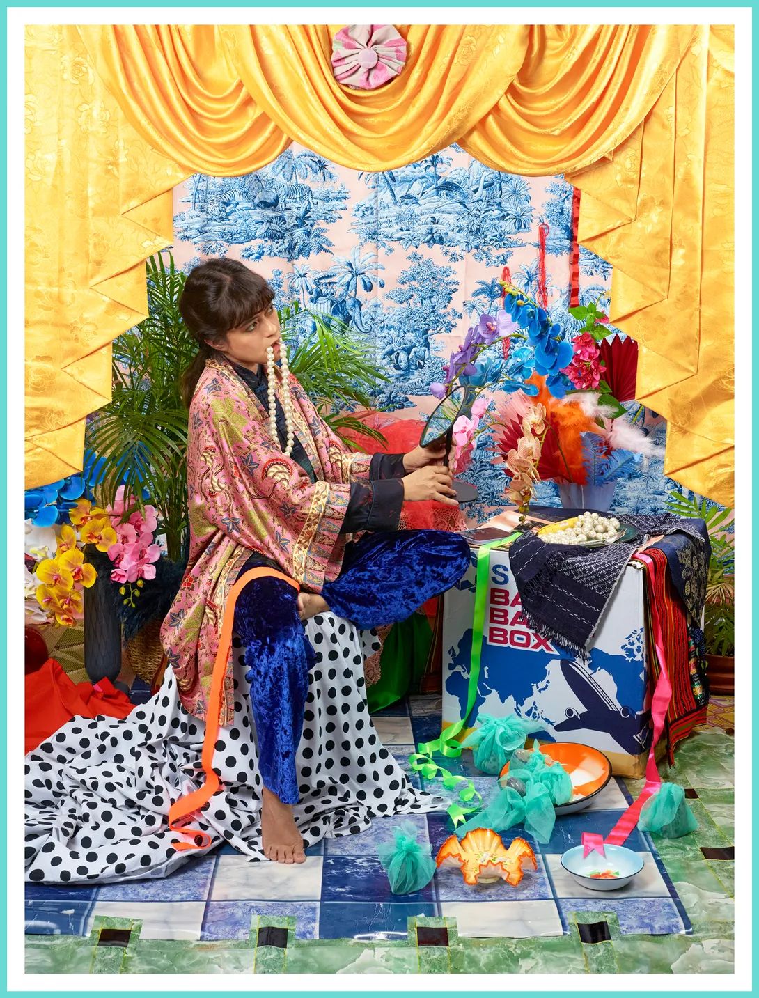 Mouth of Pearls: Oryental & Overseas (Self-Portrait) by Wawi Navarroza