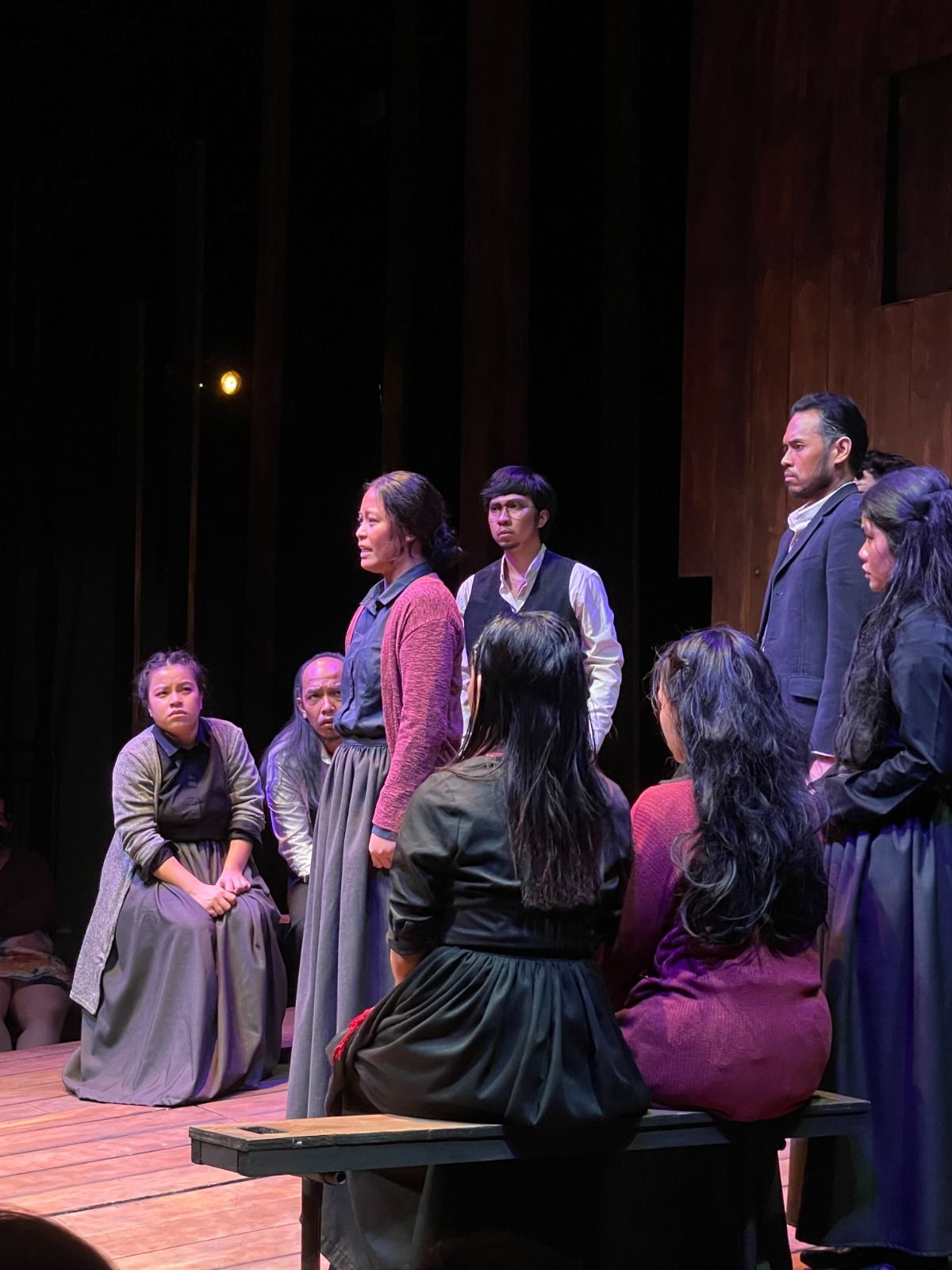 This Filipino translation of Arthur Miller’s The Crucible did not spare anybody from the spine-chilling hunt for the devil of Salem. (Photo: Christine Andas)