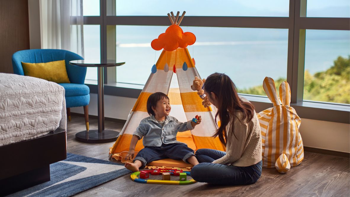 If you are travelling with young children, Le Méridien will even set up a tepee in your room (Photo: courtesy of the hotel)