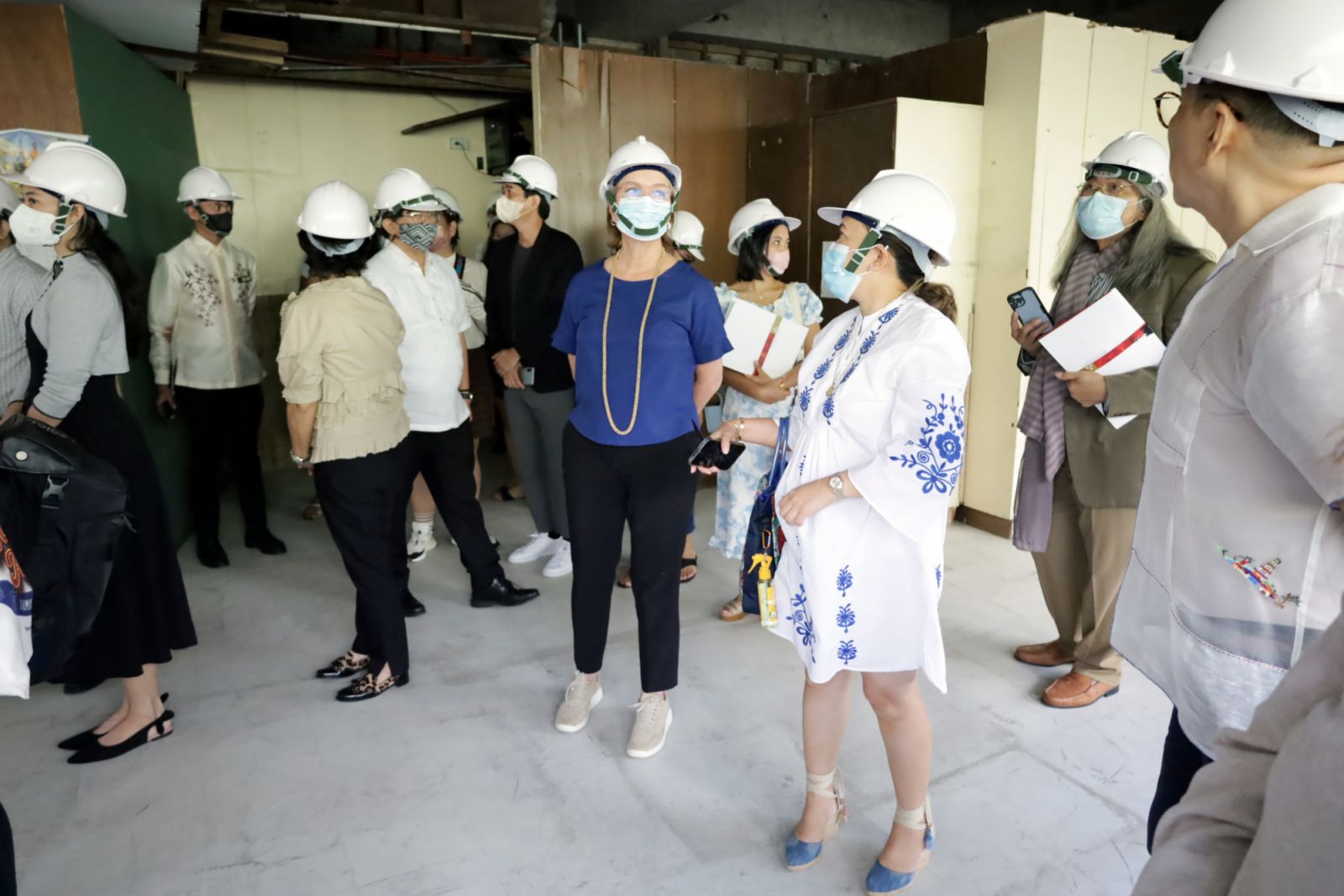 CCP Institutional Presscon 2023: CCP President Margie Moran-Floirendo and other CCP officials tour the 4th floor area of the Main Building