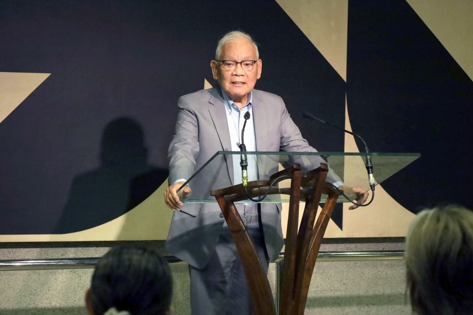 CCP Institutional Presscon 2023: CCP Chairman Jaime Laya speaks to guests prior to the tour of CCP