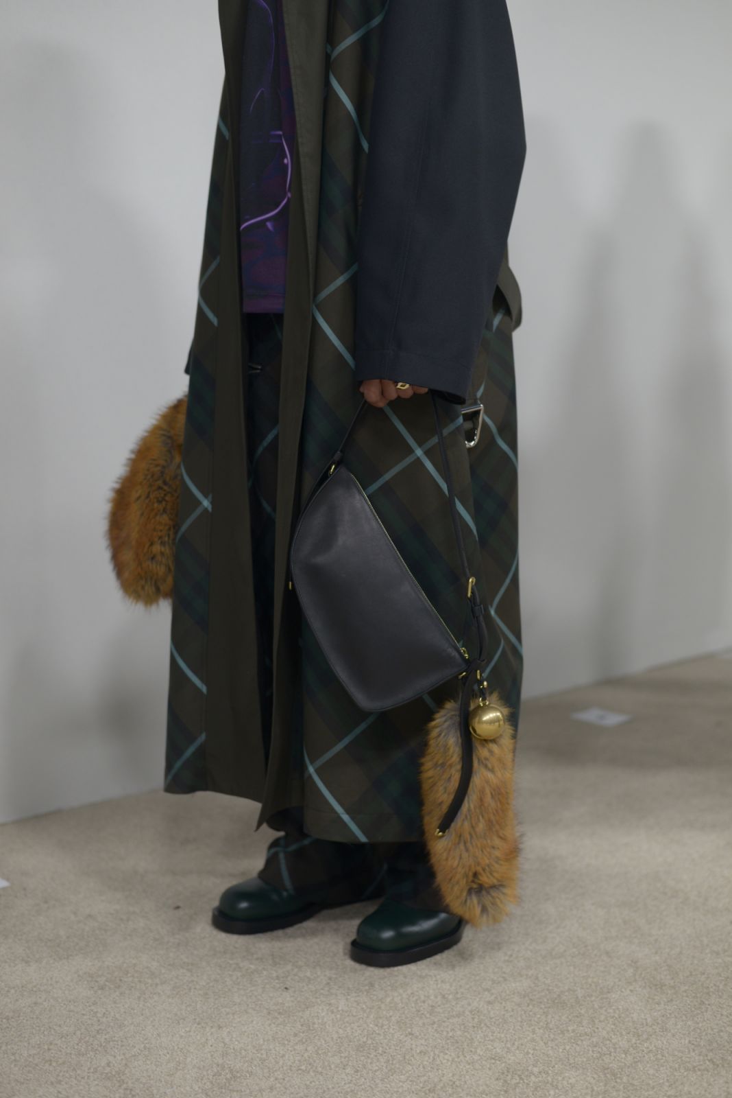 Backstage at Burberry Fall 2023 Ready To Wear Runway Show on February 20, 2023 at St. Agnes Place in London, England. (Photo by Kasia Bobula/WWD via Getty Images)
