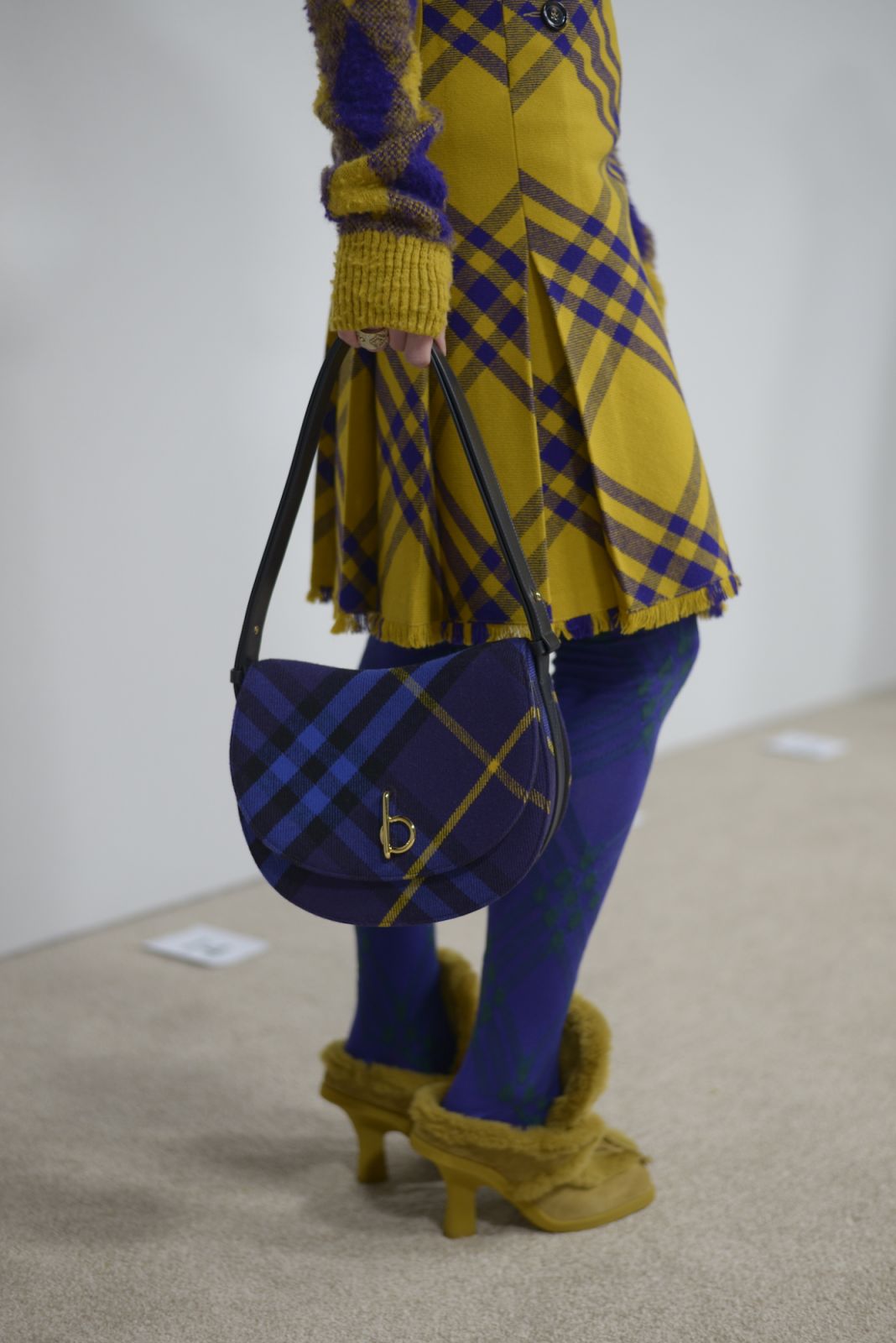 Backstage at Burberry Fall 2023 Ready To Wear Runway Show on February 20, 2023 at St. Agnes Place in London, England. (Photo by Kasia Bobula/WWD via Getty Images)