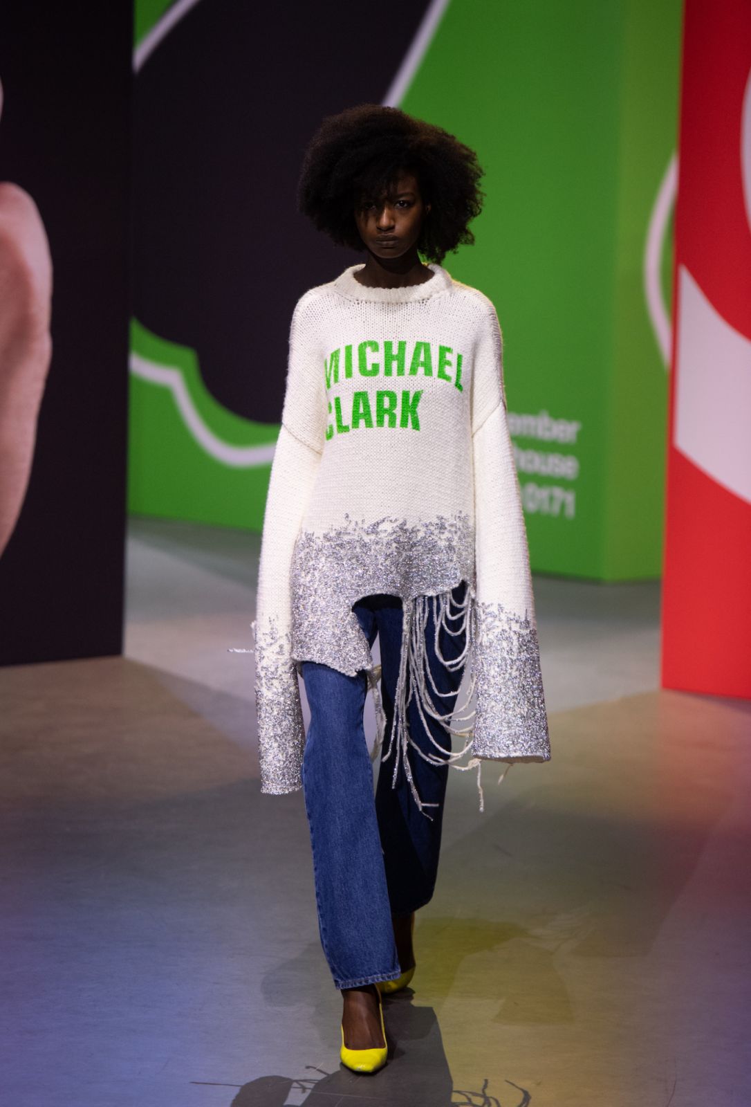 LONDON, ENGLAND - FEBRUARY 19: A model walks the runway at the JW Anderson show during London Fashion Week February 2023 on February 19, 2023 in London, England. (Photo by Chris Ratcliffe/BFC/Getty Images)