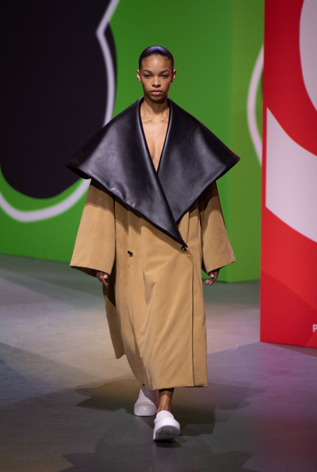 LONDON, ENGLAND - FEBRUARY 19: A model walks the runway at the JW Anderson show during London Fashion Week February 2023 on February 19, 2023 in London, England. (Photo by Chris Ratcliffe/BFC/Getty Images)