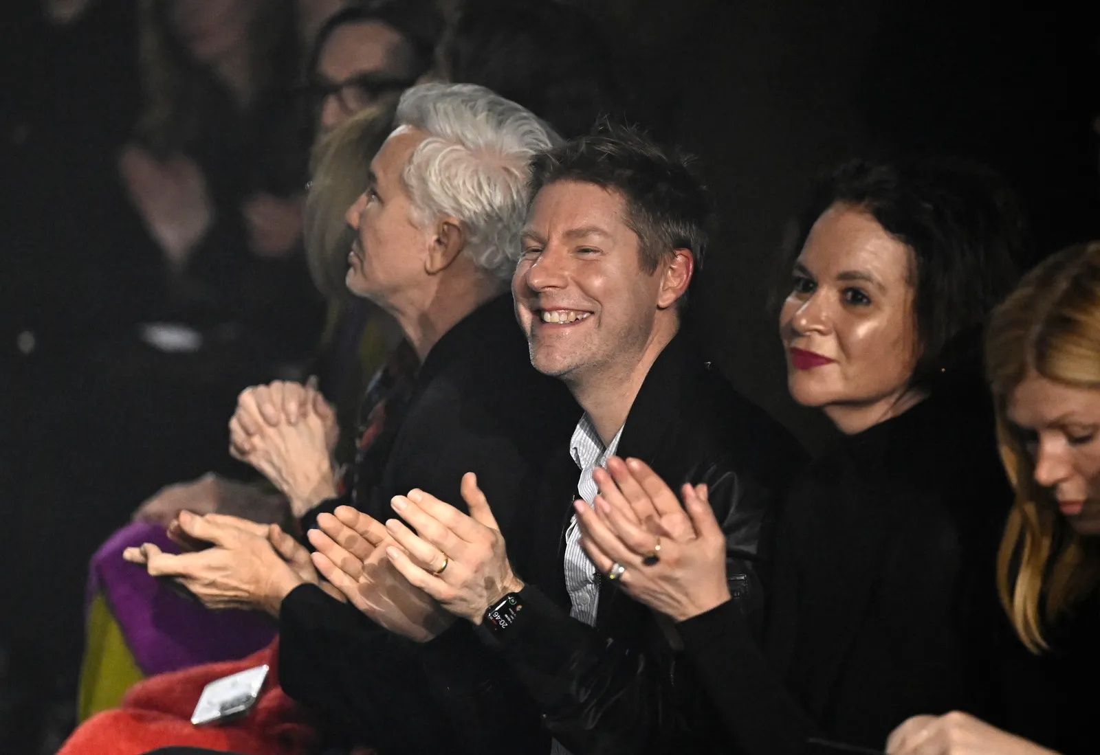 Burberry 前前創意總監 Christopher Bailey 也出席Burberry 2023 秋冬大秀。