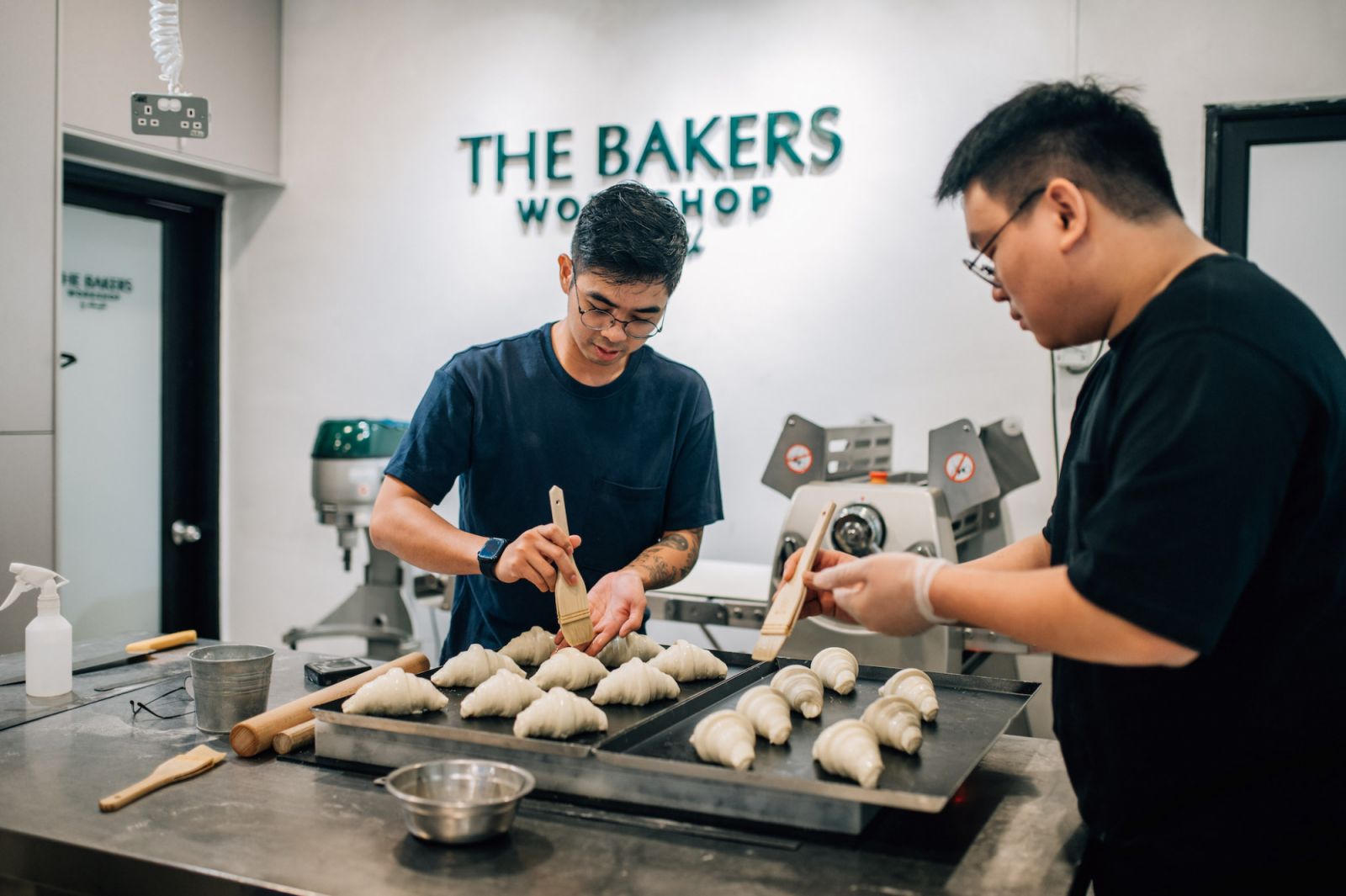 Croissants by Old Man Teh at The Baker's Workshop