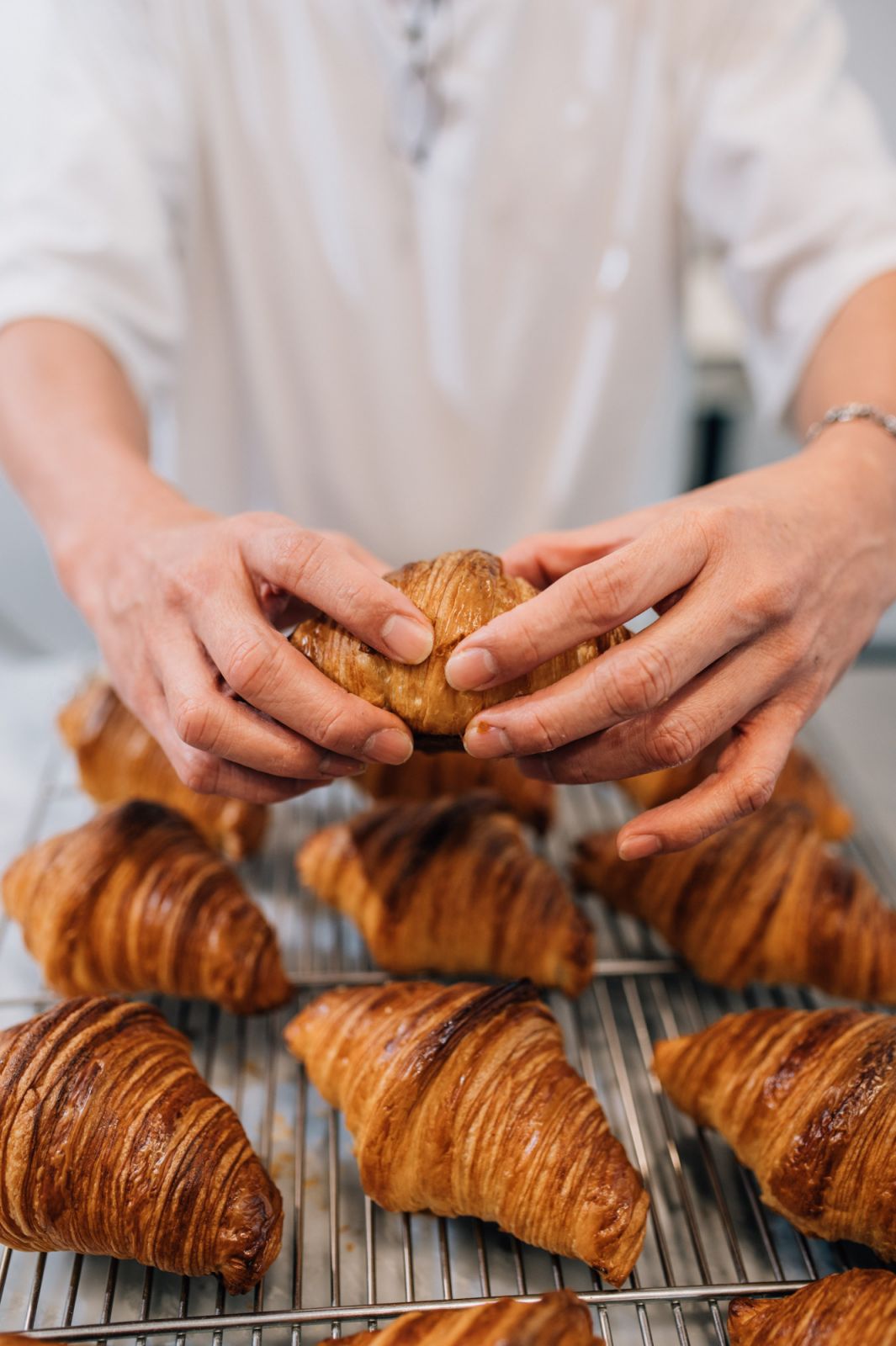 Croissants by Old Man Teh at The Baker's Workshop