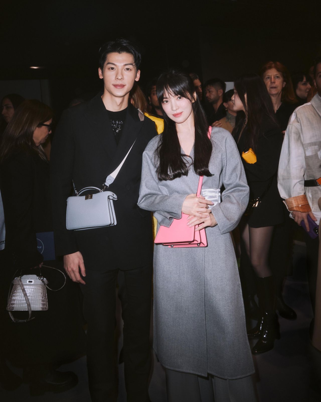 宋慧喬與許光漢於 Fendi 2023 秋冬大秀合體。