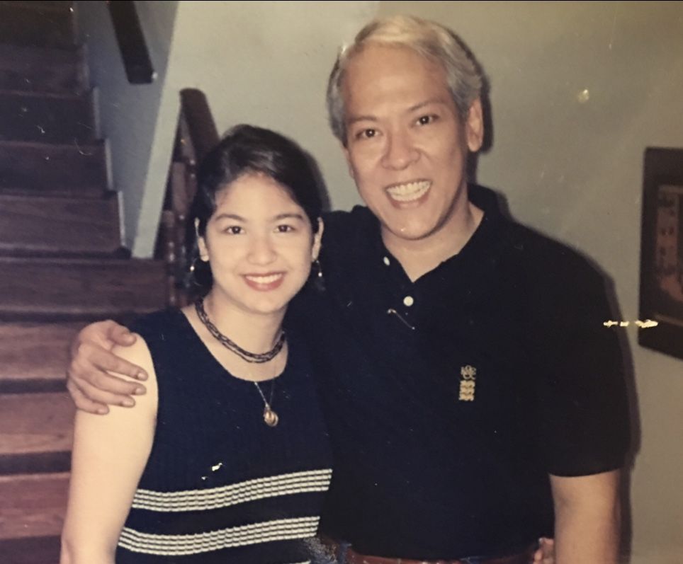 Christine Yu with her father Vinnie Yu