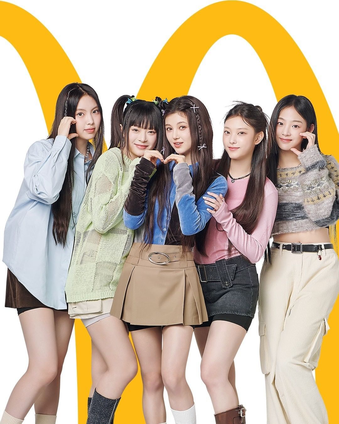 麥當勞 × NewJeans 夢幻聯名。(Photo via IG mcdonalds_kr )