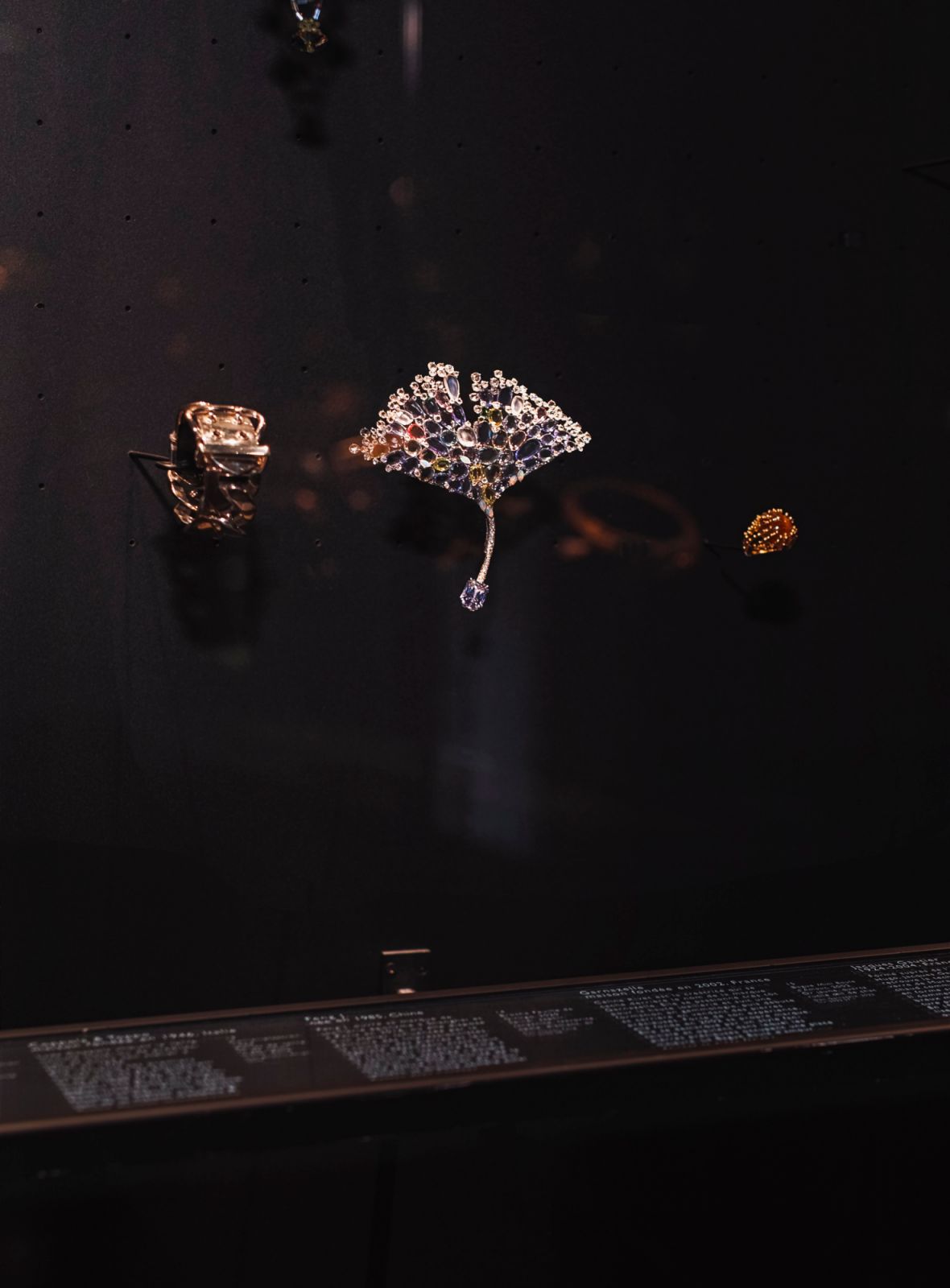 Feng J Gingko brooch on display at Musée des Arts Décoratifs in Paris (Photo: Feng J)