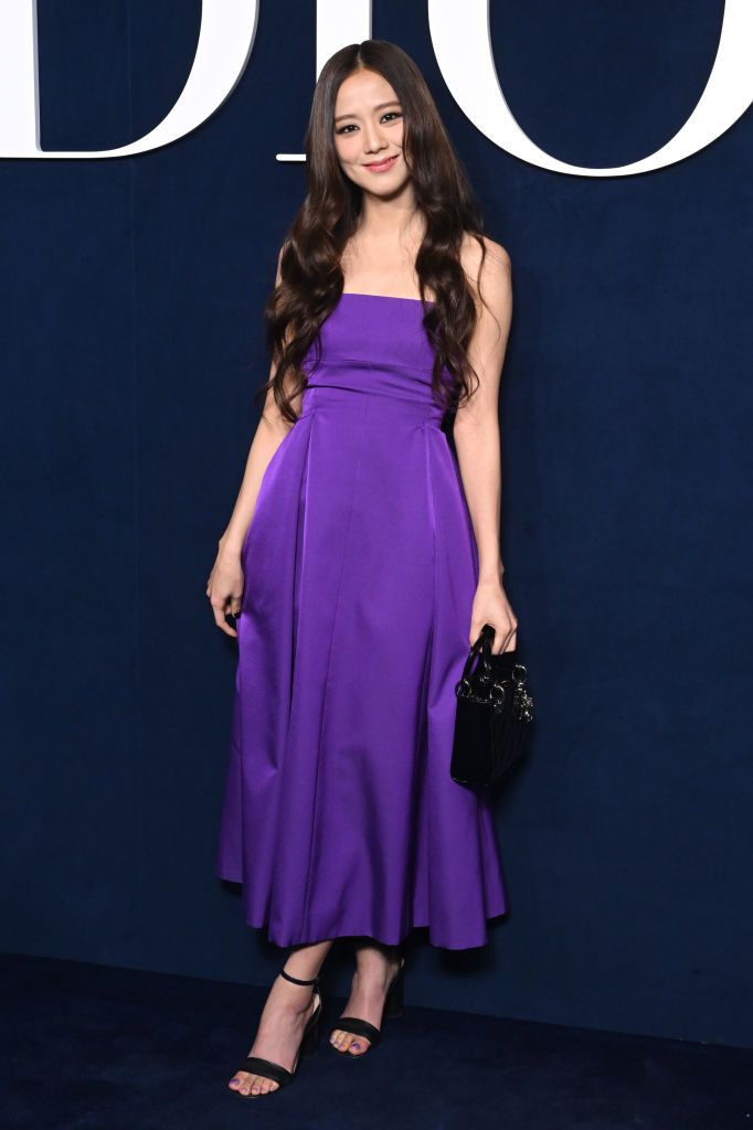PARIS, FRANCE - FEBRUARY 28: (EDITORIAL USE ONLY - For Non-Editorial use please seek approval from Fashion House) Jisoo  attends the Christian Dior Womenswear Fall Winter 2023-2024 show as part of Paris Fashion Week  on February 28, 2023 in Paris, France. (Photo by Stephane Cardinale - Corbis/Corbis via Getty Images)