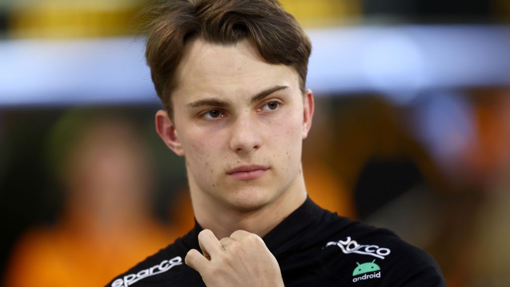 BAHRAIN, BAHRAIN - MARCH 05: Oscar Piastri of Australia and McLaren prepares to drive on the grid during the F1 Grand Prix of Bahrain at Bahrain International Circuit on March 05, 2023 in Bahrain, Bahrain. (Photo by Bryn Lennon - Formula 1/Formula 1 via Getty Images)
