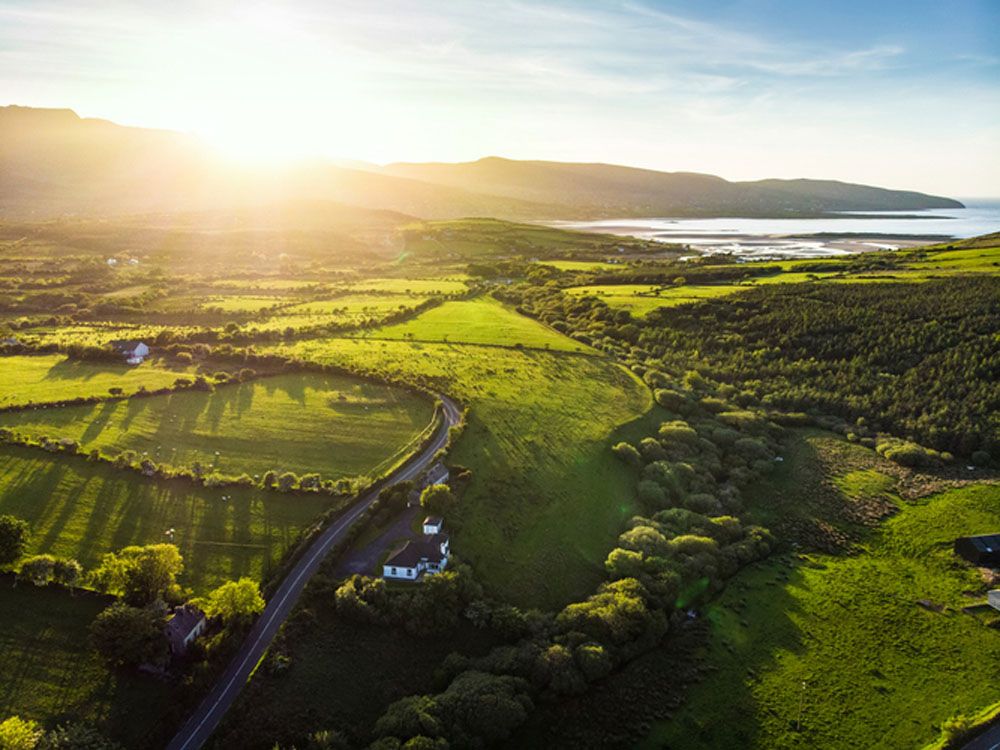 Beautiful landscape in Ireland