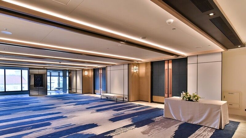 八里福朋喜來登酒店擁豪華宴會廳。(Photo via 八里福朋喜來登酒店)