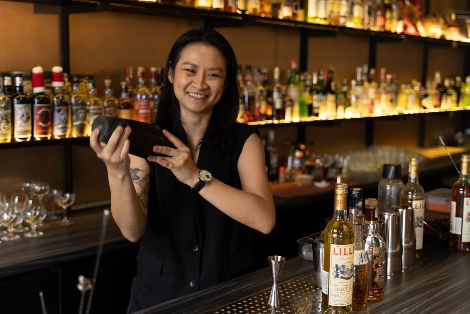 Shirmy Chan at Bar Terumi (Photo: Daniel Adams)