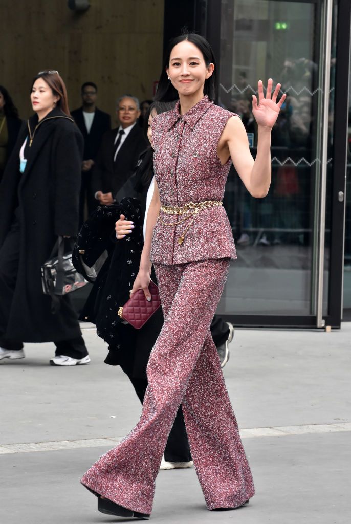 PARIS, FRANCE - MARCH 07: : Ning Chang attends the Chanel Womenswear Fall Winter 2023-2024 show as part of Paris Fashion Week on March 07, 2023 in Paris, France. (Photo by Foc Kan/WireImage)