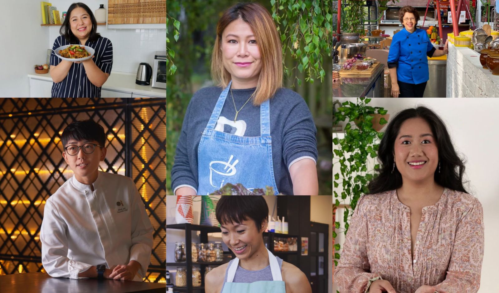 Ili Sulaiman, Mandy Goh, Ping Coombes, Davina Goh, Melba Nunis and Elliz Azhar