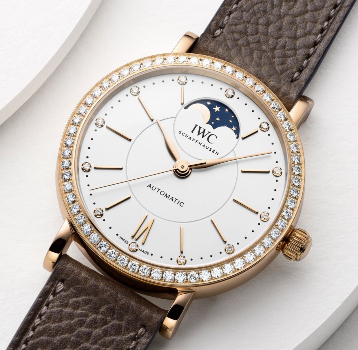 IWC柏濤菲諾月相自動腕錶