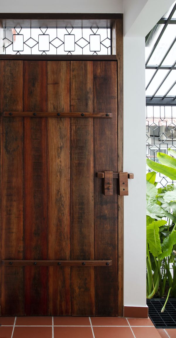 Grills above the front door