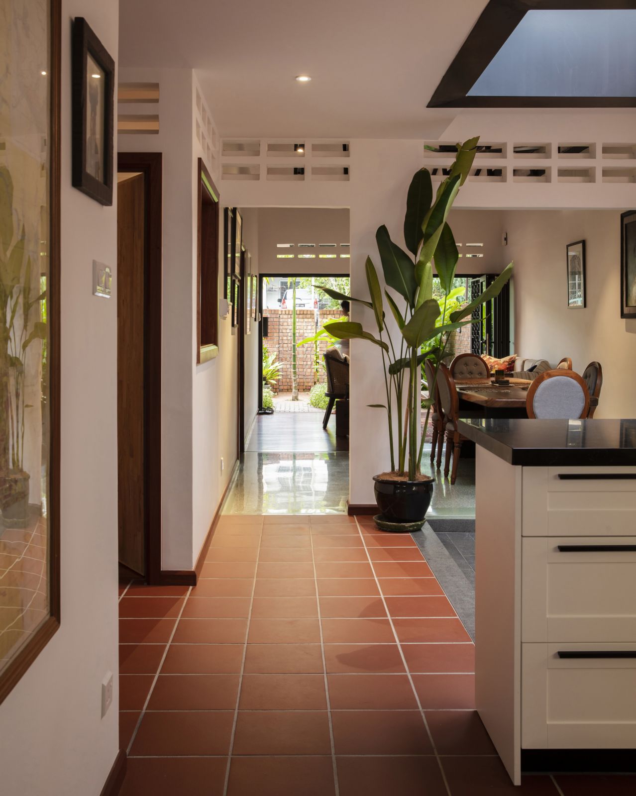 Light now enters the centre of the home
