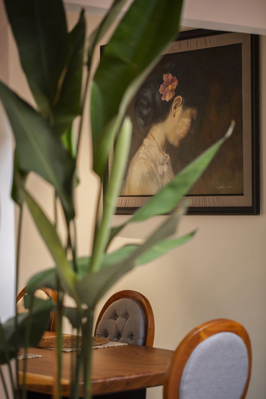 The dining room