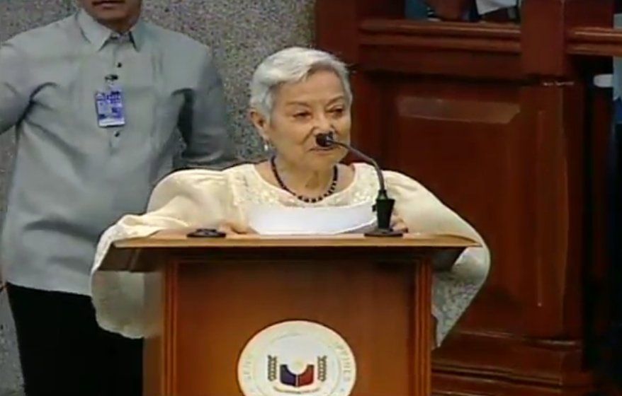 Leticia Ramos-Shahani (Photo: GMA News/Twitter)