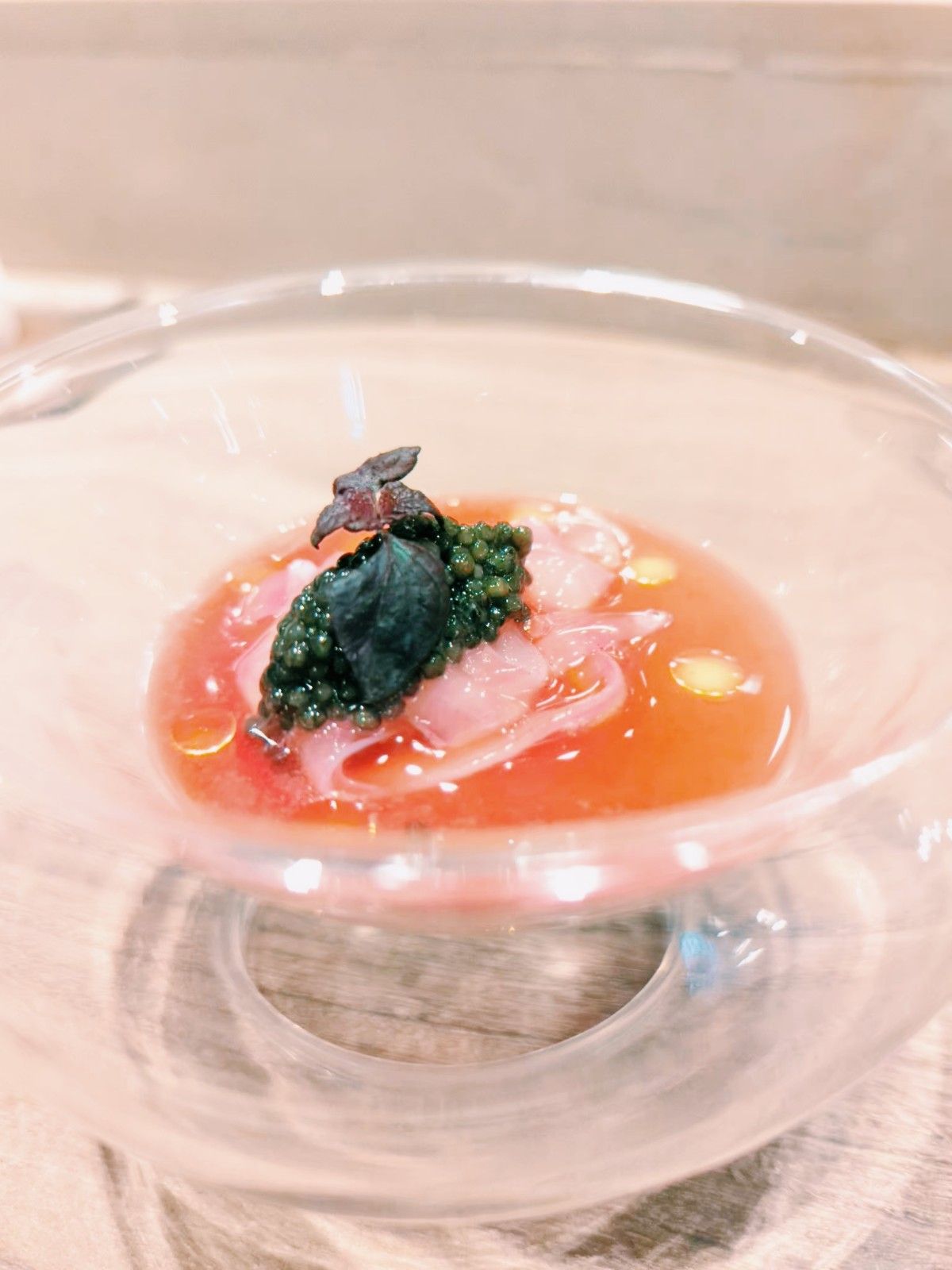 星鰻魚/蕪菁/洛神花紫蘇汁