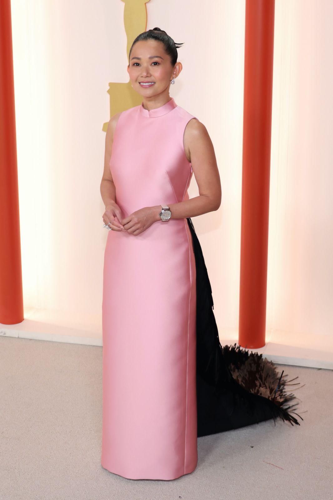 HOLLYWOOD, CALIFORNIA - MARCH 12: Hong Chau attends the 95th Annual Academy Awards on March 12, 2023 in Hollywood, California. (Photo by Kayla Oaddams/WireImage )