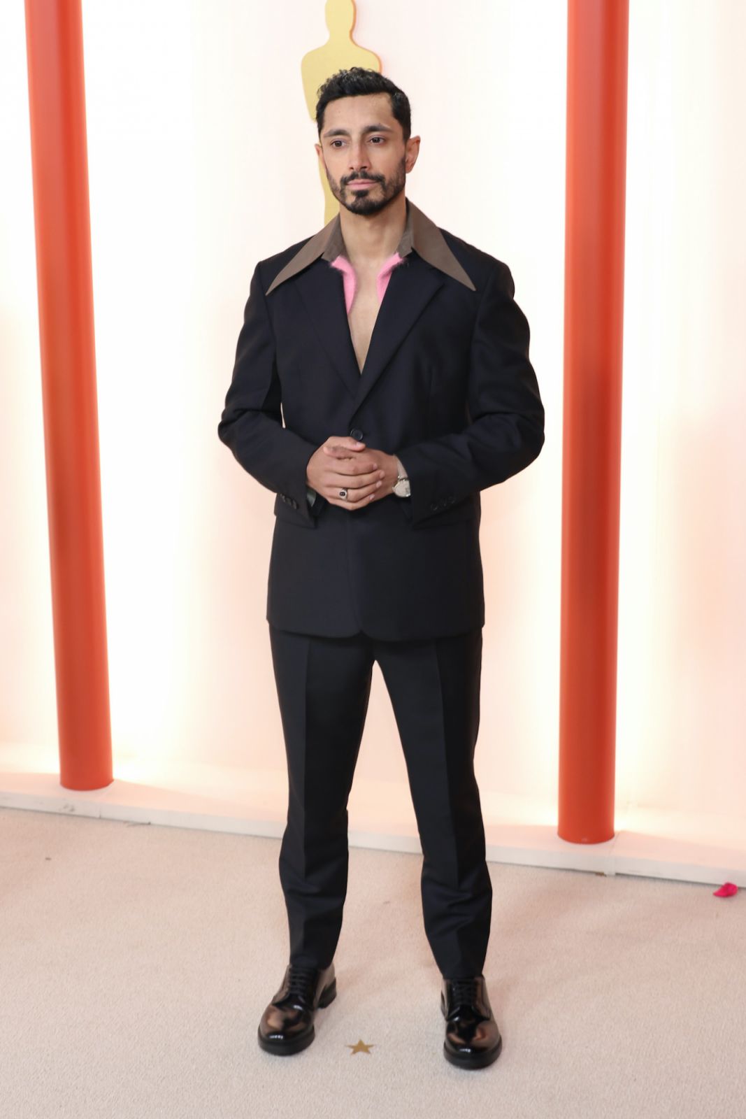 HOLLYWOOD, CALIFORNIA - MARCH 12: Riz Ahmed attends the 95th Annual Academy Awards on March 12, 2023 in Hollywood, California. (Photo by Kayla Oaddams/WireImage )