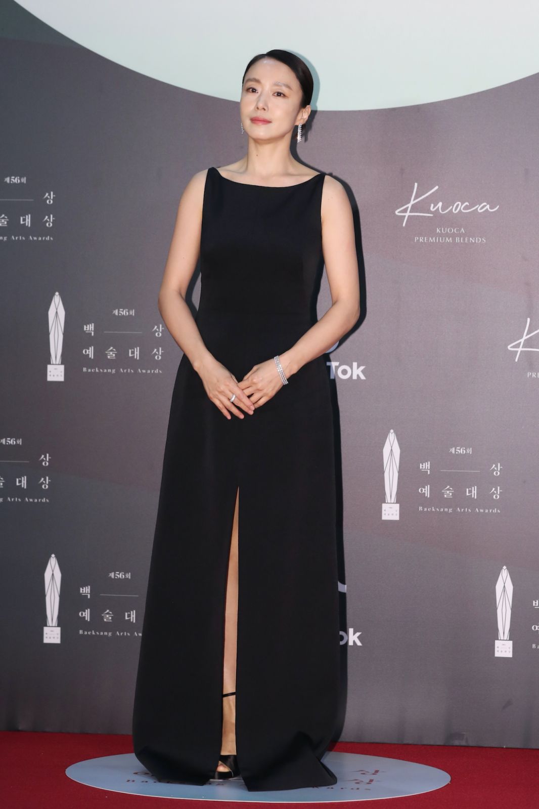 Jeon Do-Yeon attends the 56th Baeksang Arts Awards at Kintex on June 05, 2020 in Goyang, South Korea