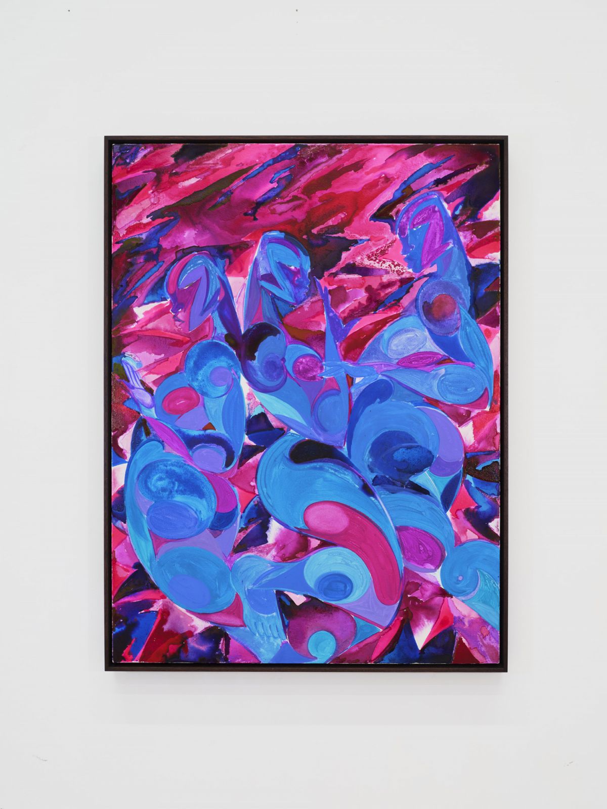 Violet Sky (2023), a new work by Adeniyi-Jones on view at White Cube Hong Kong (Photo: Kitman Lee)