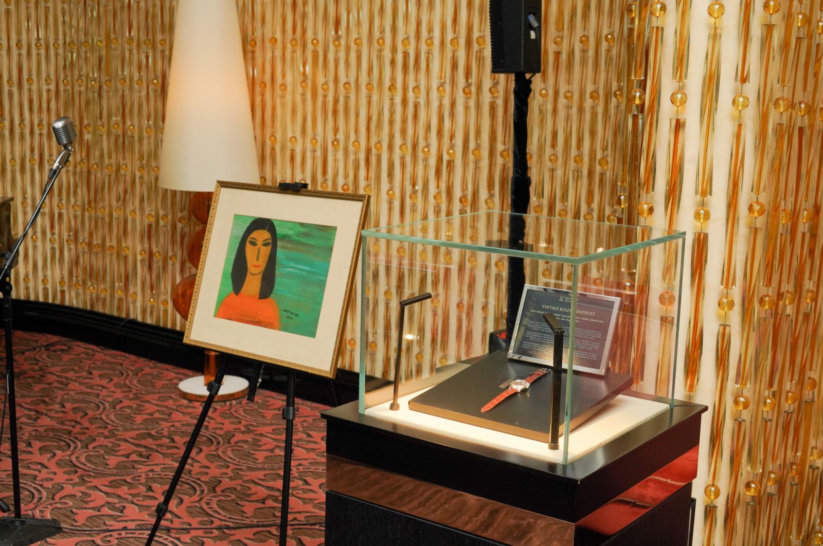 A painting by Corazon C. Aquino and a 1961 Rolex Datejust
