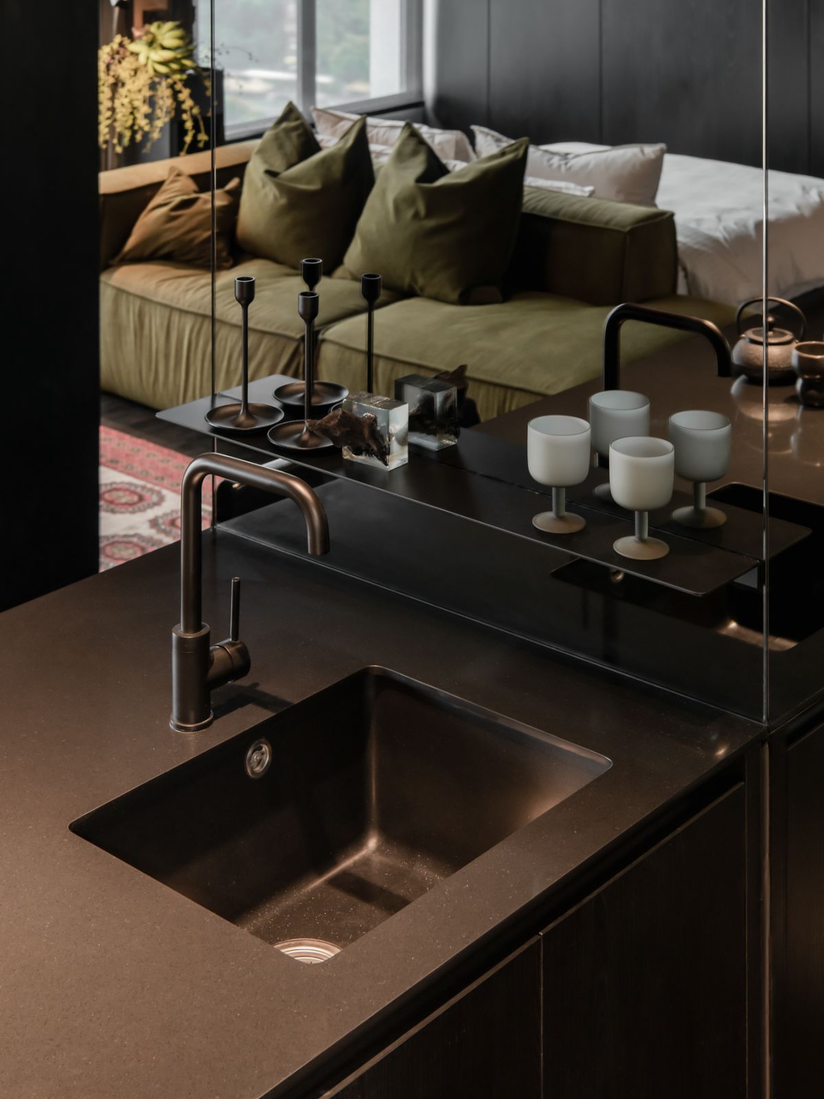 Cosentino was used for the solid surfaces