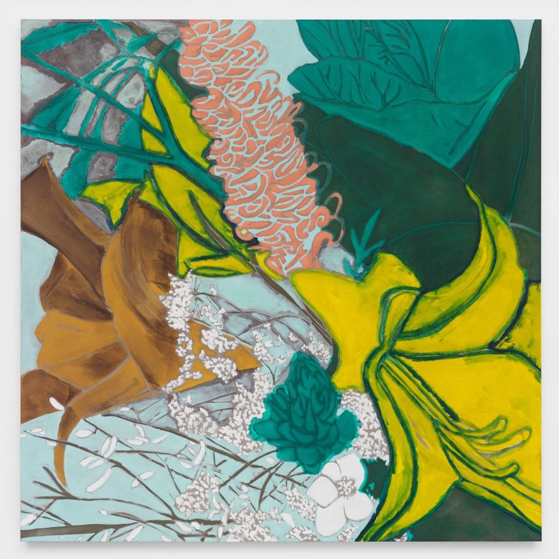 Winter Flowers by Francesco Clemente at LGDR & Wei, 2 Ice House Street, Central (Photo: Courtesy LGDR & Wei)