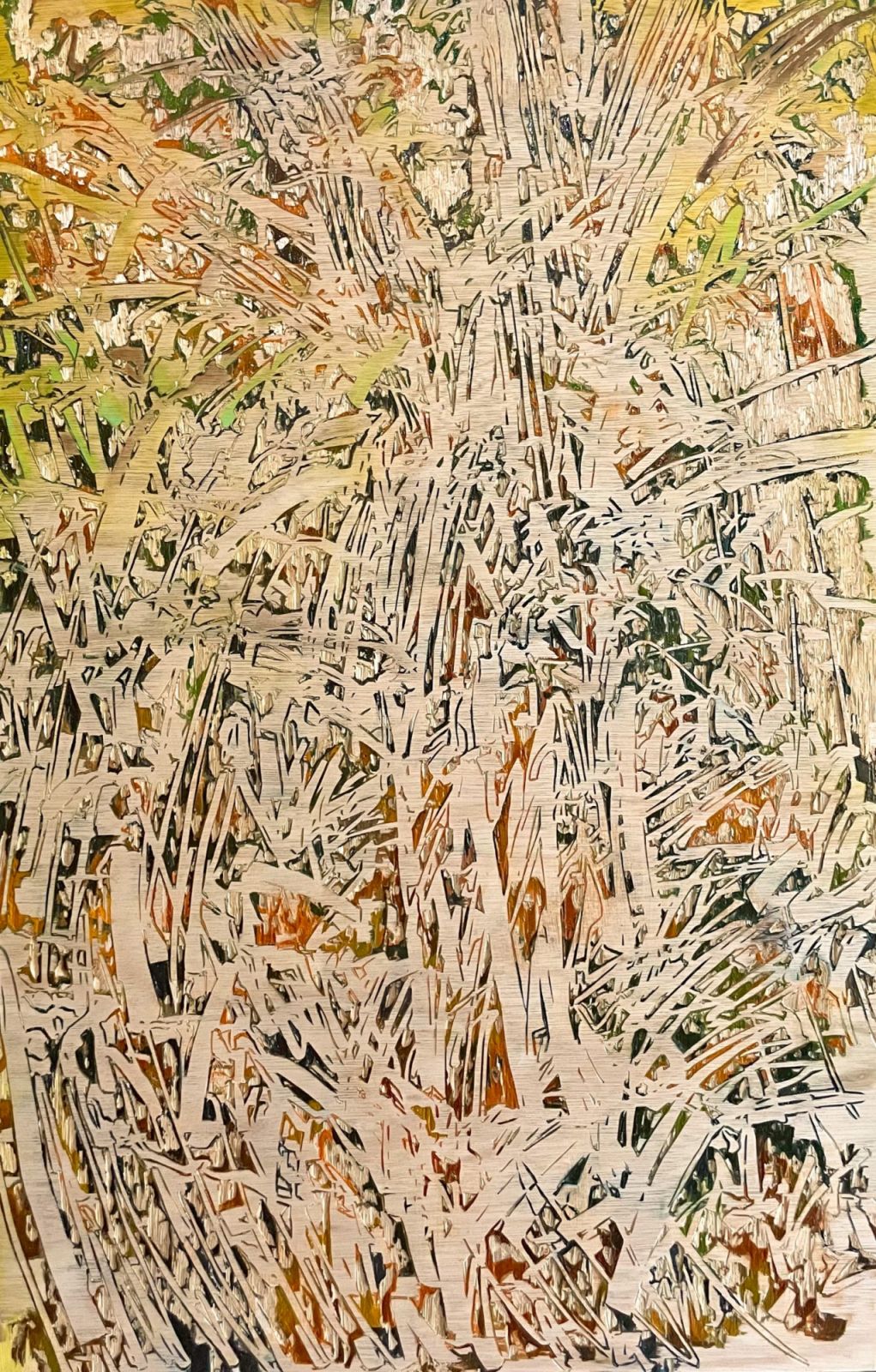 A work by Jeremy Fung for Fibrillation on view at SC Gallery, 1902, Sungib Industrial Centre, 53 Wong Chuk Hang Road (Photo courtesy SC Gallery)