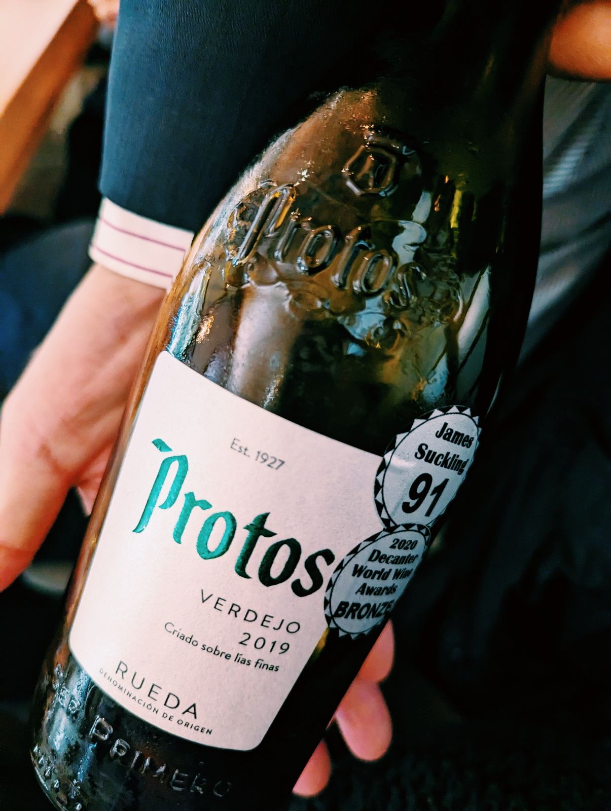 Bodegas Protos Protos Verdejo 2019西班牙白酒,帶有柑橘與鳳梨的迷人香氣,適合搭配各種開胃菜與白肉料理。Photo:Melody Kao