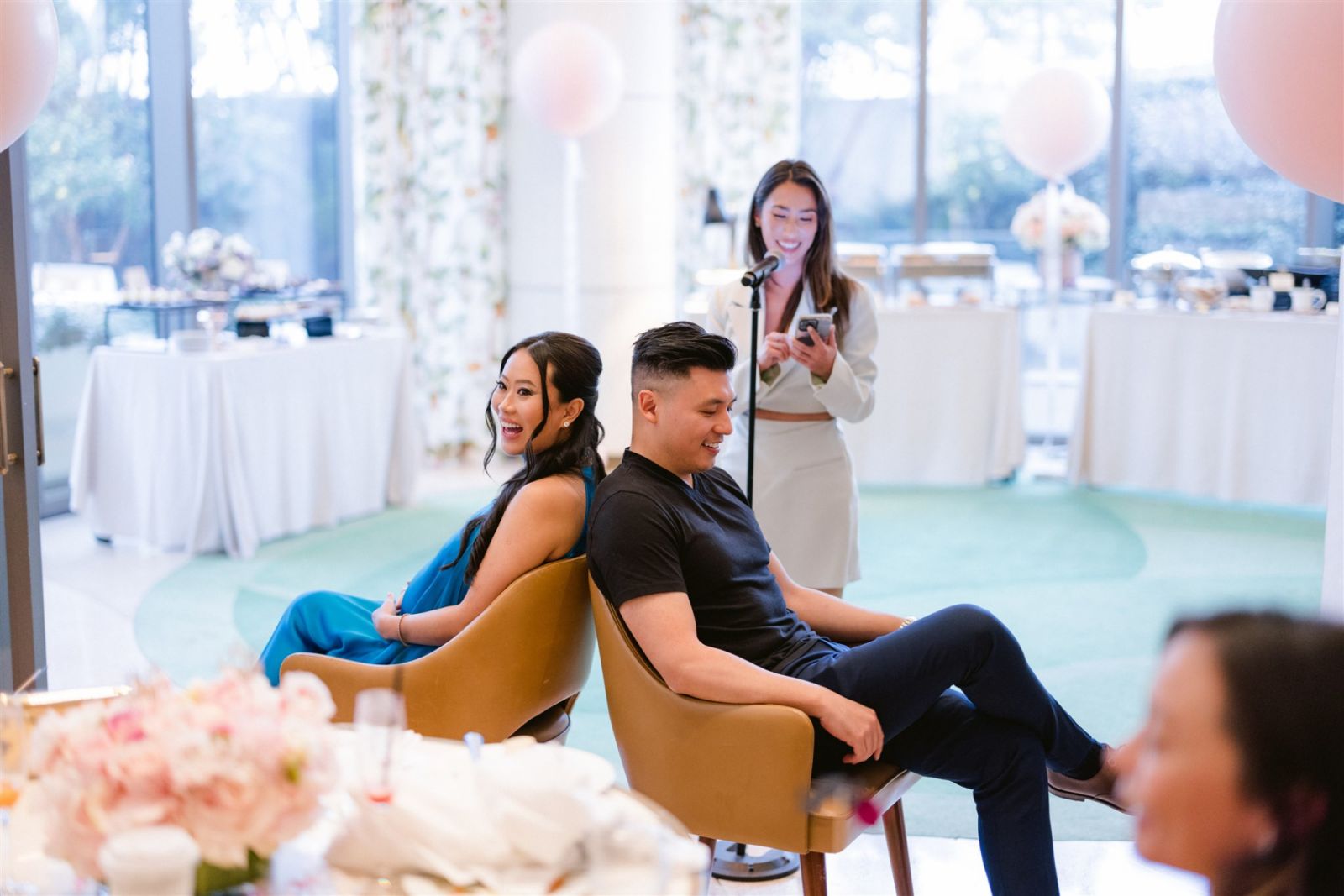 (L-R) Kelly Mi Li, William Ma and Yasmine Tanres (Photo: Lucas Rossi)