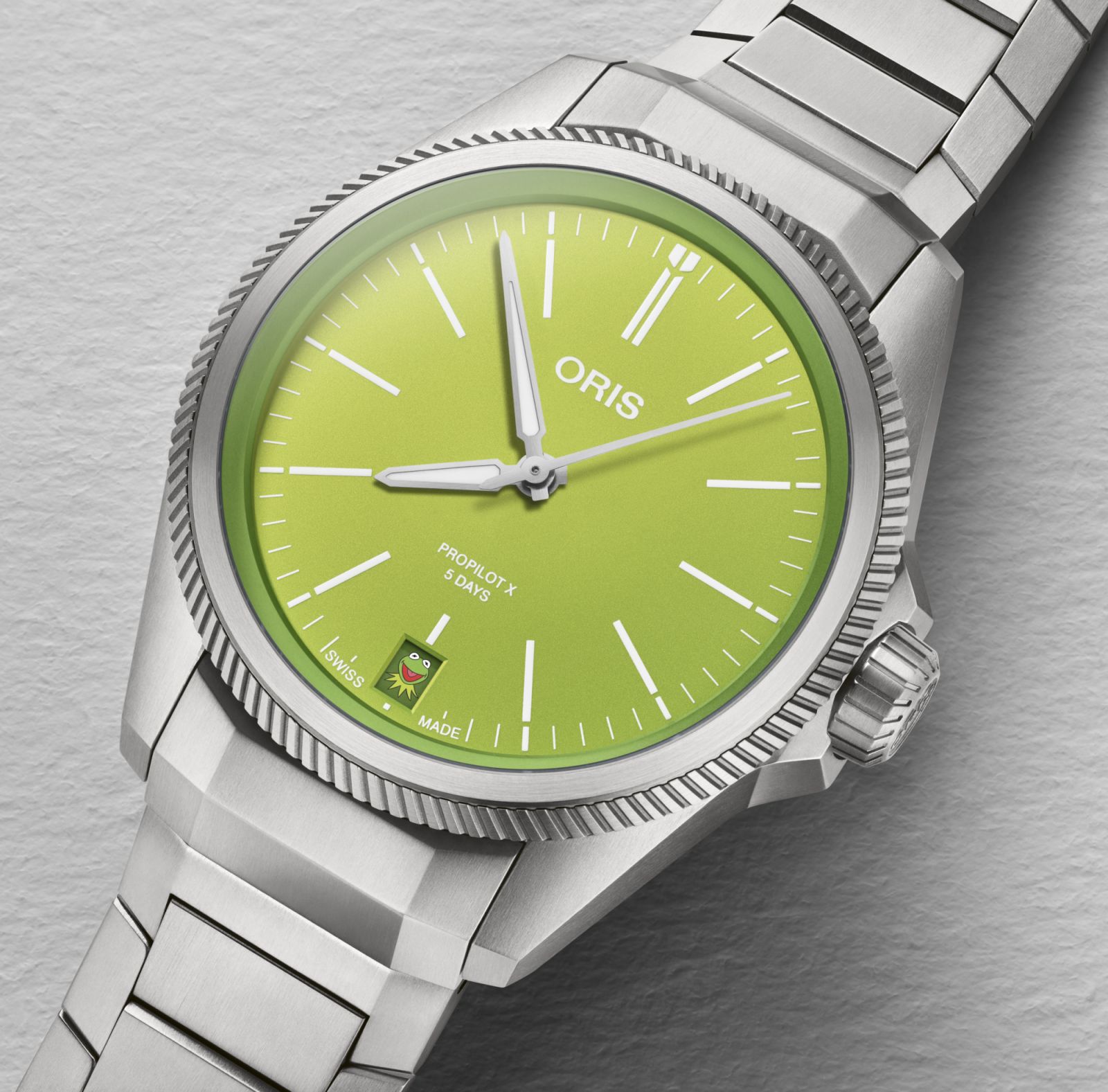 Oris ProPilot X Kermit Edition