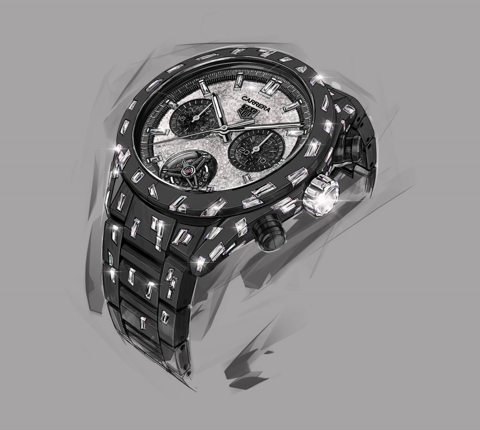 TAG Heuer Carrera Plasma Diamant d’Avant-Garde Chronograph Tourbillon