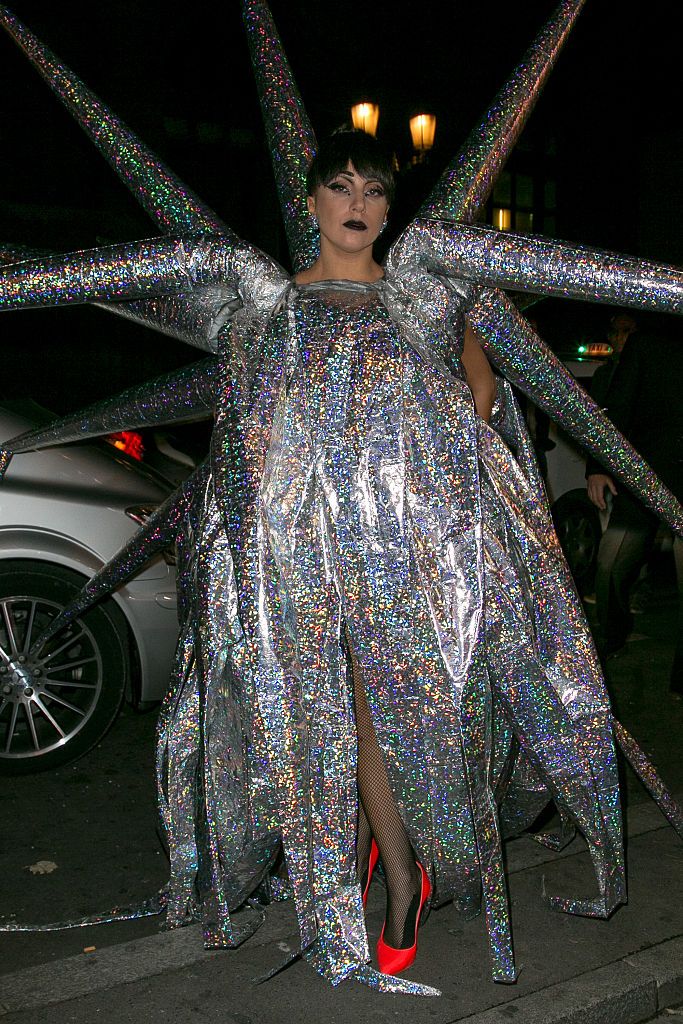 PARIS, FRANCE - NOVEMBER 25: Singer Lady Gaga arrives at the 'VIP ROOM' Club on November 25, 2014 in Paris, France. (Photo by Marc Piasecki/GC Images)